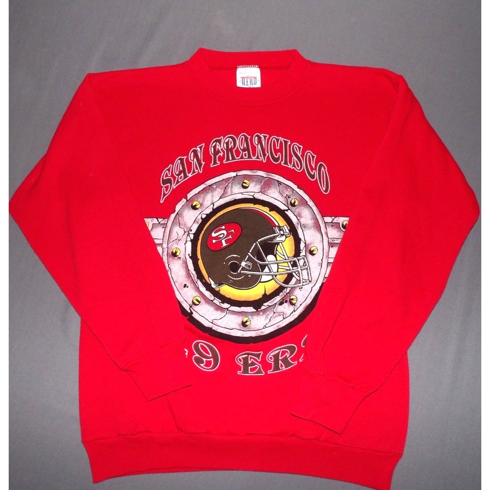 San Francisco 49ers Vintage 1991 NFL Saturday's Hero Crew Neck Sweatshirt Large
